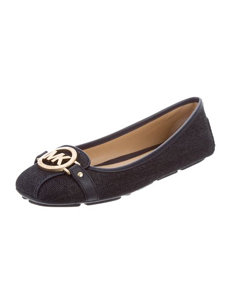 michael kors flat shoes womens|michael kors denim flats.